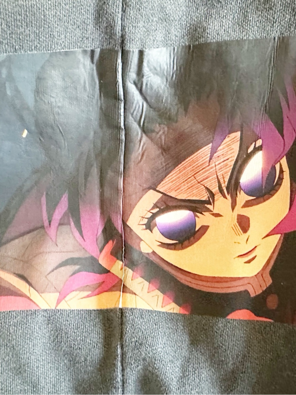 Demon Slayer Comfort Colors Black Crewneck Sweatshirt Unisex Size XL - Picture 7 of 12